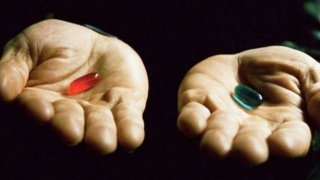 Истинска ли е "Матрицата", Киану? "Да. Не. Да." ОК.