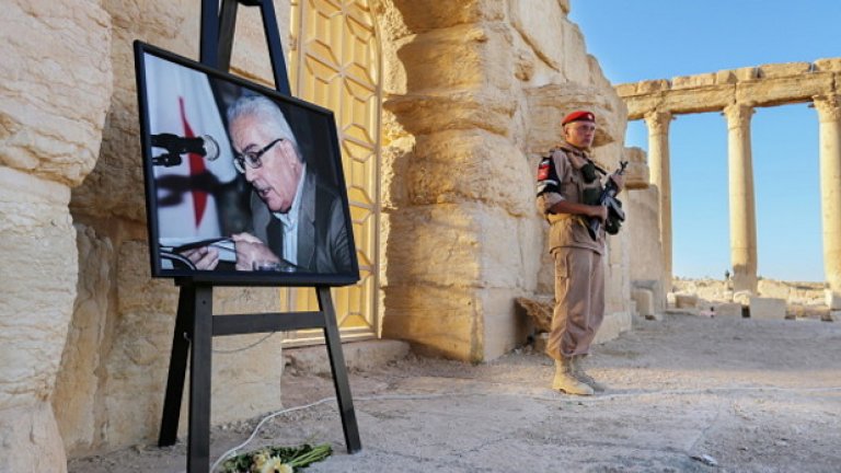 Снимка на убития от ИДИЛ главен археолог на Палмира