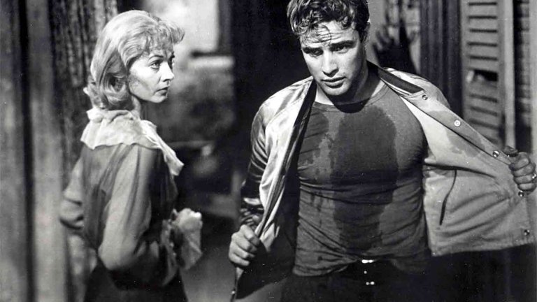 Марлон Брандо в "Трамвай желание"