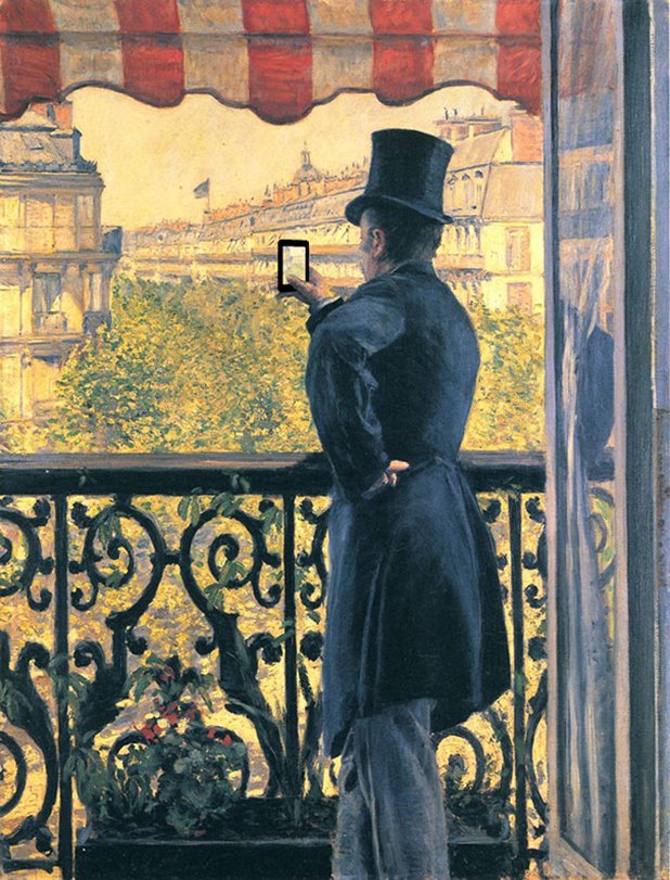 "Мъжът на балкона", Гюстав Кайбот