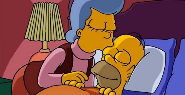 ”Семейство Симпсън”

Анимационният сериал рядко навлиза в сърцераздирателни теми, но епизодът Mother Simpson беше този, съдържащ вероятно най-тежката сцена на филма. В епизода Хоумър се среща със своята майка, която не е виждал от детските си години, и двамата отново възстановяват връзката си. Но майката е издирвана от полицията, затова й се налага да избяга от Спрингфийлд.

Достатъчно тежко е, че на Хоумър му се налага отново да се сбогува с нея, но следва и кадър на самотния Хоумър, седнал на колата си, загледан към нощното небе.
