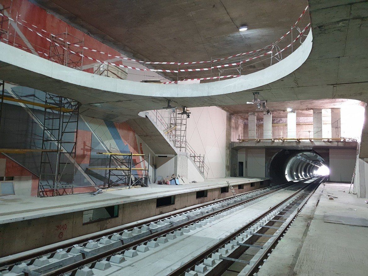 Новото трасе на метрото в София е почти готово