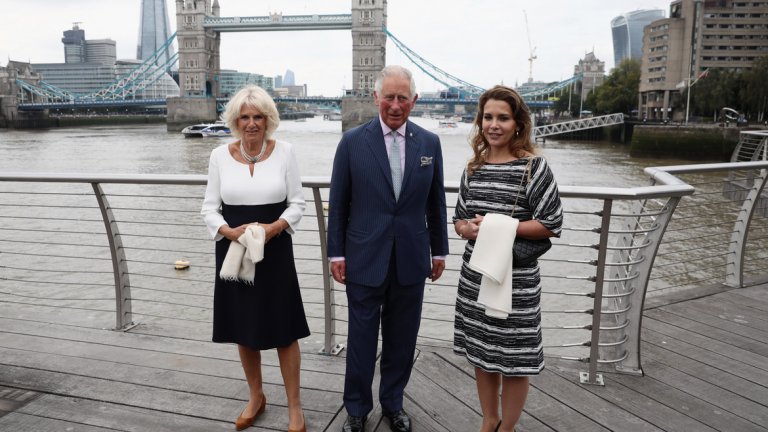 Принцесата с британския престолонаследник Чарлз и неговата съпруга Камила