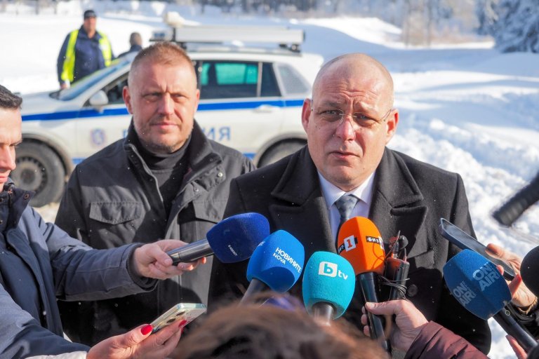 Главен комисар Захари Васков, ГД "Национална полиция" по време на брифинга на полицията във вторник за случая. 