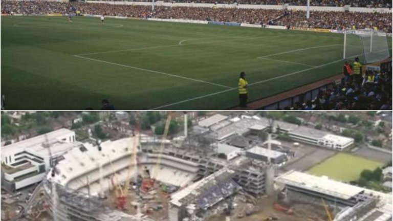 
Тотнъм ("Уайт Харт Лейн")
В началото на ерата на Висшата лига стадионът на Тотнъм минаваше за модерен, тъй като бе претърпял реконструкция през 80-те. През новата кампания "шпорите" ще играят на "Уембли", докато чакат завършването на новото си съоръжение.