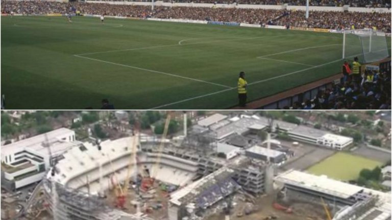 Тотнъм ("Уайт Харт Лейн")
В началото на ерата на Висшата лига стадионът на Тотнъм минаваше за модерен, тъй като бе претърпял реконструкция през 80-те. През новата кампания "шпорите" ще играят на "Уембли", докато чакат завършването на новото си съоръжение.