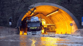 Cyclone Cleopatra hit Italian island of Sardinia