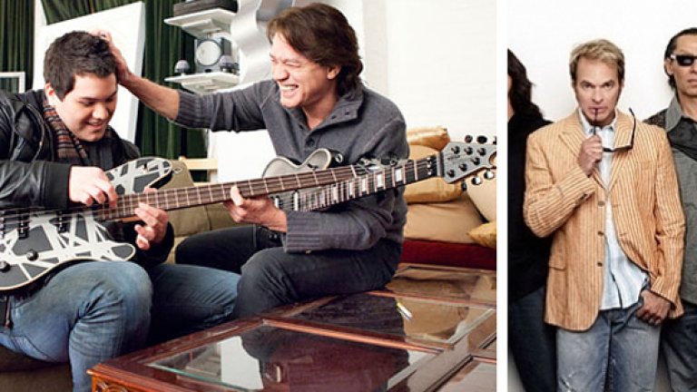 Еди Ван Хален наставлява своя син и басист на групата Van Halen