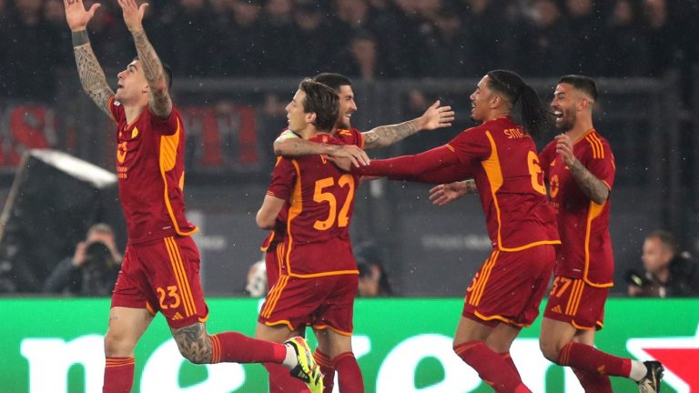 Дори с 10 души Рома не даде на Милан надежди за обрат