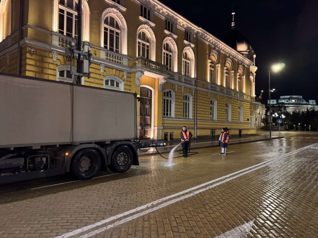 Столична община специално е почистила трасето за Джиро д'Италия в София