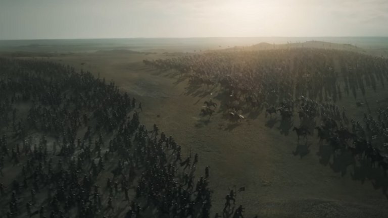 В The Witcher има и мащабни бойни сцени, които обаче бледнеят пред това, което доскорошният телевизионен фентъзи хит - Game of Thrones - вече предложи.