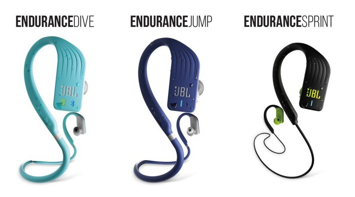 Най-добри безжични in-ear слушалки - JBL Endurance DIVE 

Тези слушалки са не само водоустойчиви (със сертификат IPX7), но и разполагат с технологията TwistLock, която гарантира, че ще останат неподвижни независимо колко дълго бягате, скачате или плувате. Endurance DIVE се свързват със смартфона ви през Bluetooth, но и разполагат с 1GB вградена памет за съхранение на музика. Батерията им гарантира 8 часа работа без презареждане, или 1 час - при 10-минутно бързо зареждане. 

