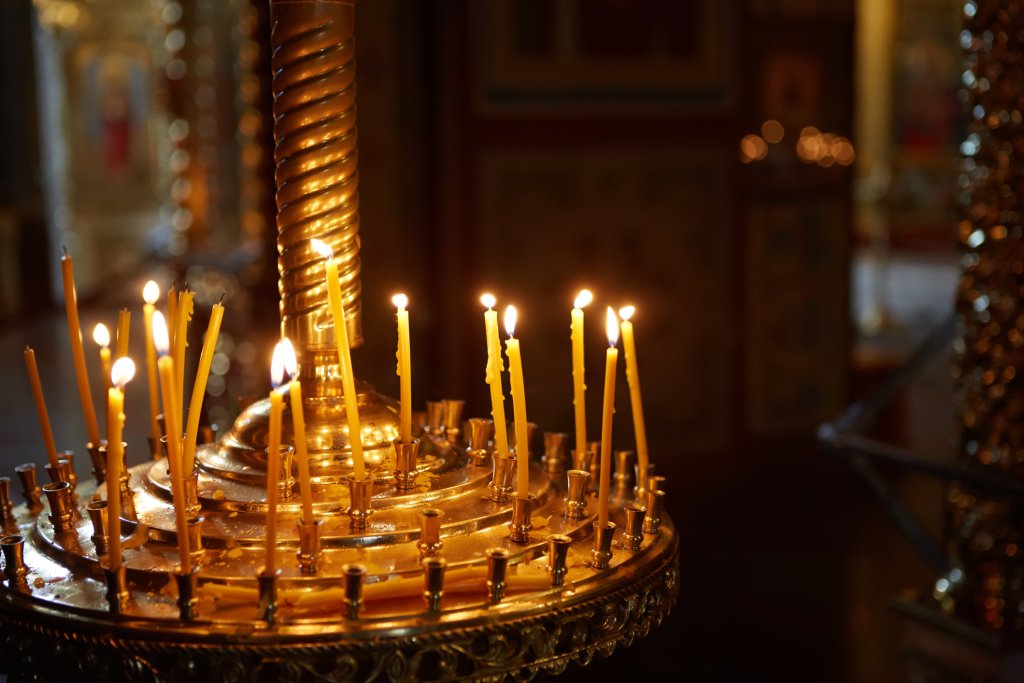 религия, православие, църква, свещи, великден