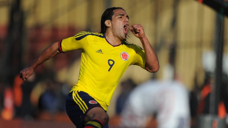 Нападателят е звездата на националния отбор на Колумбия
