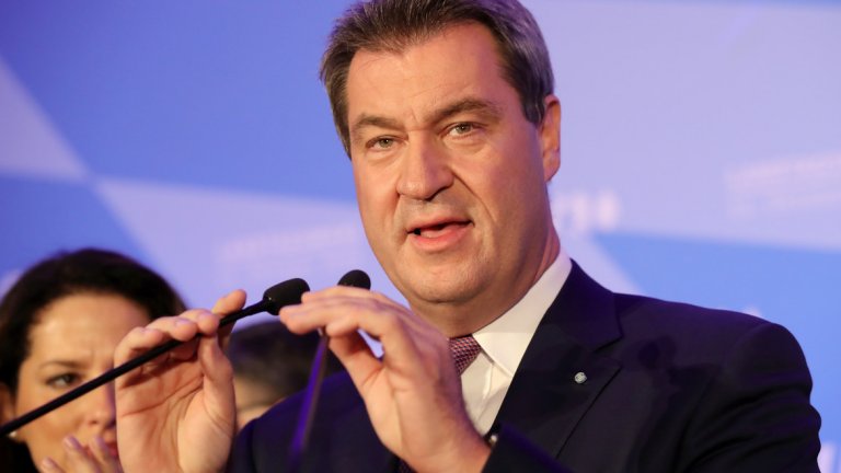 Партньорите на Меркел в управлението печелят само 34 на сто от гласовете