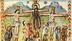 Православно изображение на разпъването на Христос