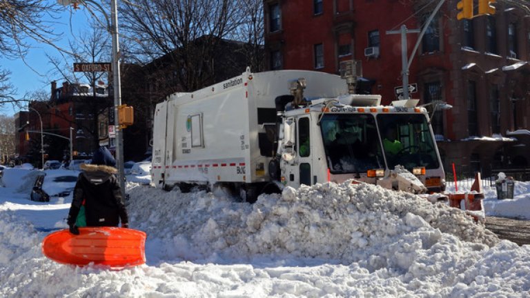 Как Америка не се остави да бъде изненадана от снега