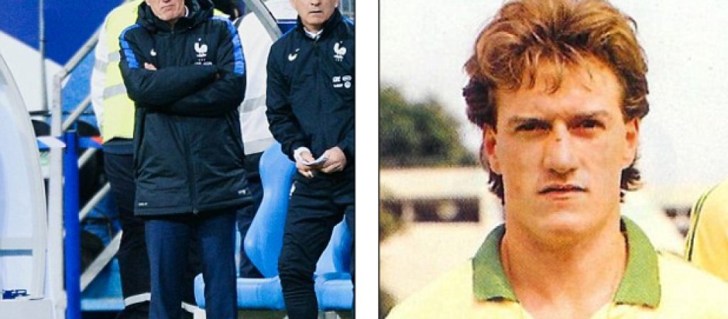 Франция - Дидие Дешан
Той започва пътя си като състезател на Нант, където изиграва 111 мача. През 1989-а подписва с Марсилия, където два пъти става шампион на страната и печели Шампионската лига. Но Ювентус е отборът, в който Дешан си извоюва статута на легенда. Французинът бе част от отбора на торинци, който на три пъти триумфира в Серия "А" и веднъж в Шампионската лига, а освен това по негово време "старата госпожа" прибави във витрината си още Копа Италия, Суперкупата на Европа и Интертото къп.
Треньорският му път също започва добре. Той пое френския национален отбор през 2012-а, а две години по-късно "петлите" достигнаха до четвъртфиналите на световното първенство в Бразилия.