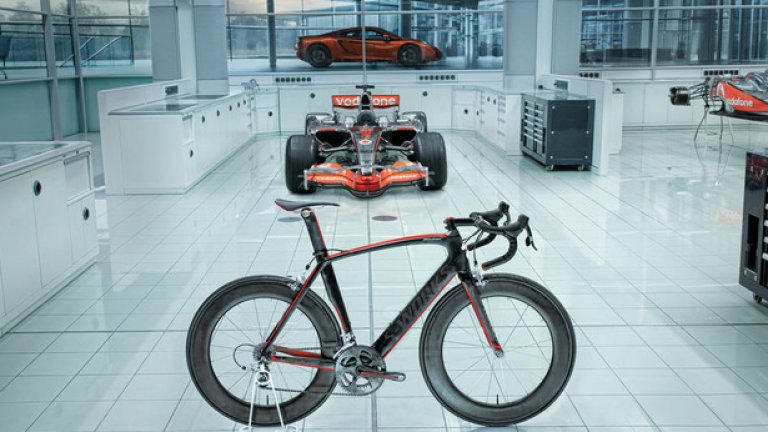 McLaren произвежда и състезателни велосипеди
