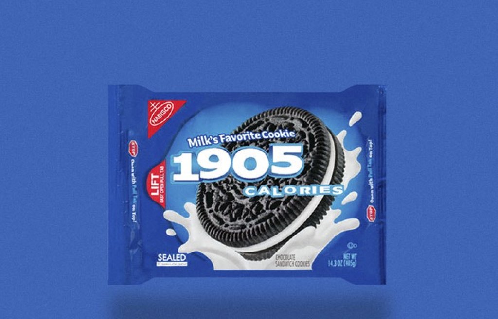 1905 калории за бисквитките Oreo