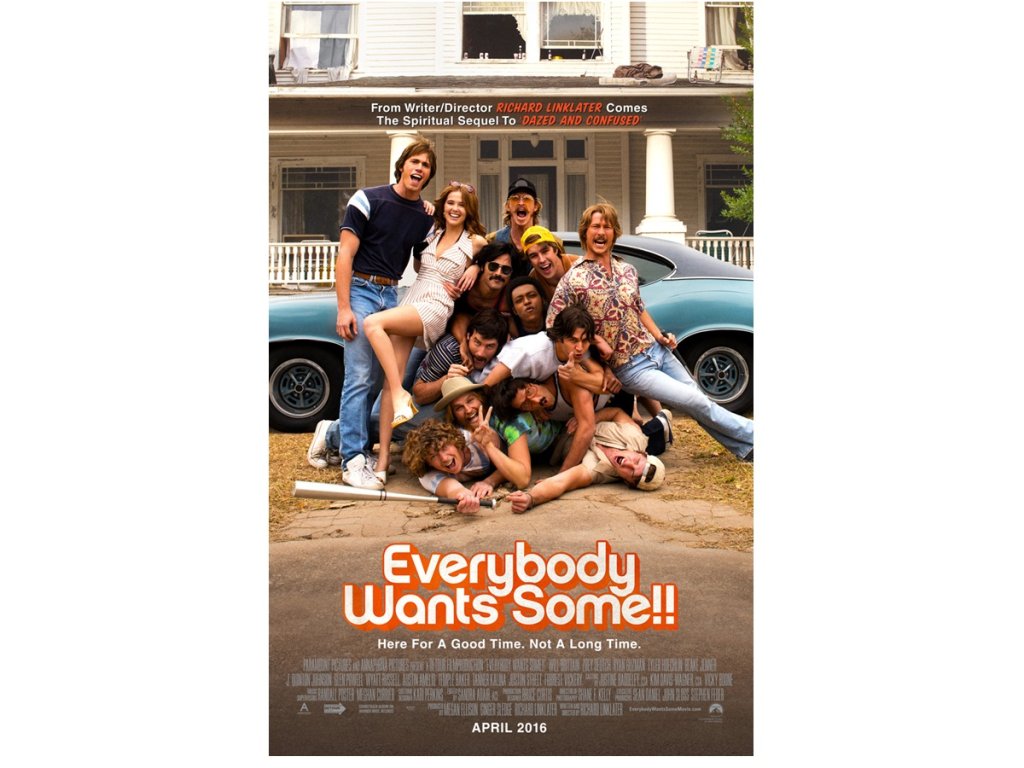 Everybody Wants Some 
Ако сте пропуснали Boyhood на Ричард Линклейдър от 2014-а, значи сте изпуснали много. Освен брутално добрата Патриша Аркет и фактът, че е сниман в продължение на 12 години, Boyhood е едно от най-добрите неща на своя режисьор. Ос