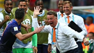 Louis van Gaal, right, and his Holland side have shown they can switch to suit their circumstances