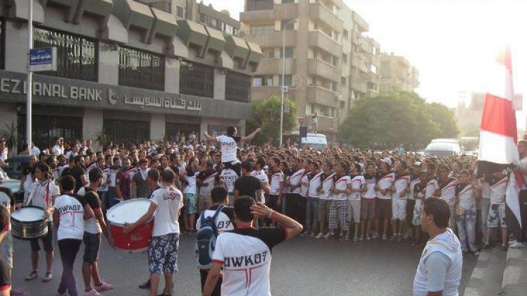 Ултрасите на Замалек са активни участници в революцията по улиците на Кайро от 2011-а срещу режима.