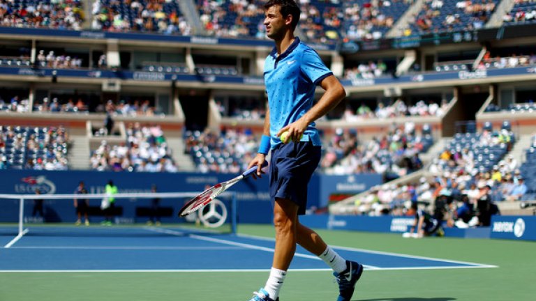 Ако беше победил Гаел Монфис, Григор щеше да срещне идола си Федерер на четвъртфиналите в Ню Йорк.