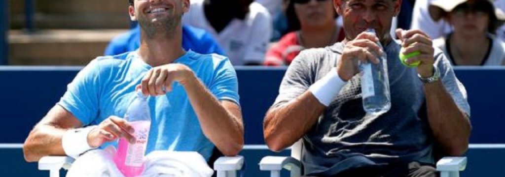 Grigor Dimitrov and Roger Rasheed