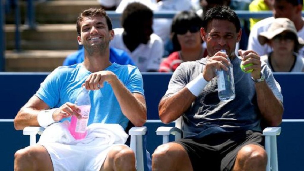 Grigor Dimitrov and Roger Rasheed