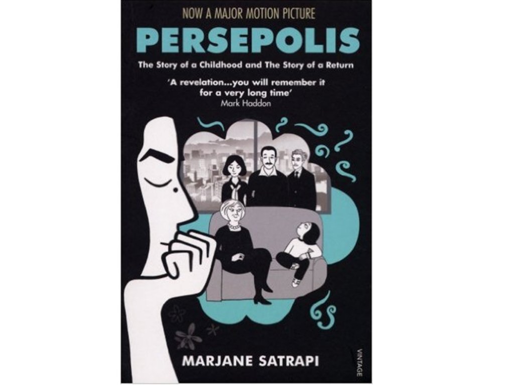 „Persepolis“, Марджан Сатрапи, може да бъде открита в Amazon.co.uk, 7.99 лири
