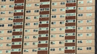 General Views Of High Rise Tower Blocks In Melbourne