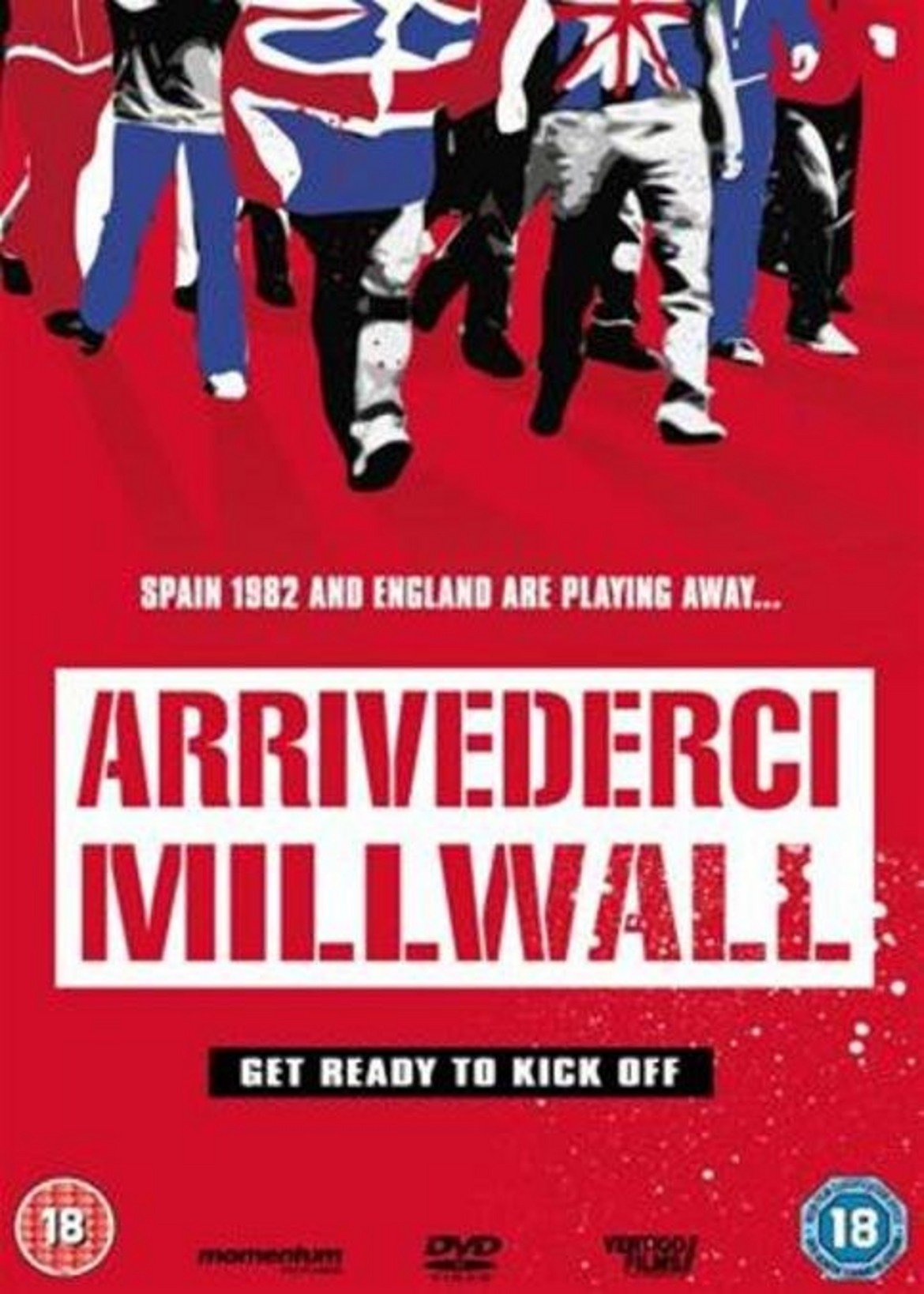 "Arrividerci Millwall" (1990)
Неособено популярна, но класическа хулиганска лента. Филмът разказва за група хулигани на Милуол, които пътуват до Испания за финалите на Световното първенство през 1982 г. скоро след началото на Фолкландската война, а един от членовете на бандата търси отмъщение по лични подбуди.