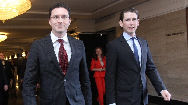 Българският външен министър Даниел Митов и австрийският му колега Себастиан Курц 