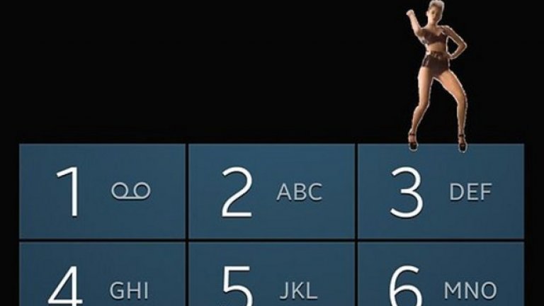Floating Miley Cyrus
Приложението създава умалена двуизмерна версия на певицата Майли Сайръс, която започва да танцува на екрана на вашия телефон, независимо за какво го ползвате по същото време. Имате свободата да я местите по екрана и така да я поставяте на нелепи или на стратегически места в зависимост от настроението си. 
За жалост, не разполагате с никаква друга възможност за действие, освен да изключите Floating Miley Cyrus, да го изтриете и да продължите с живота си. Докато не го направите, Майли просто ще повтаря единственото си движение отново и отново. Докато сме на темата, заслужава си да се спомене и друго примамливо предложение, Miley Cyrus Game, в което играещият печели точки като плъзга множеството появяващи се лица на Майли Сайръс по екрана.