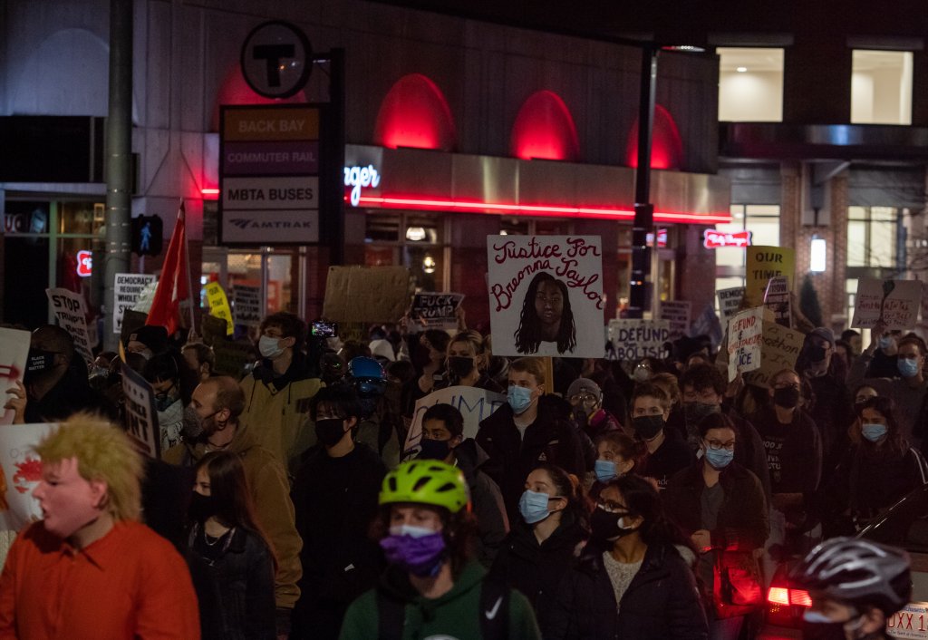 Демонстрацията в Бостън премина под надслов "Марш за освобождение"