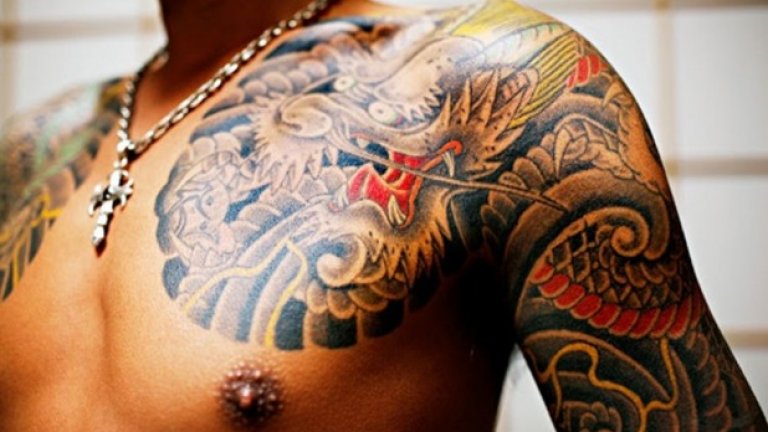 Истинска татуйровка в стил "якудза"