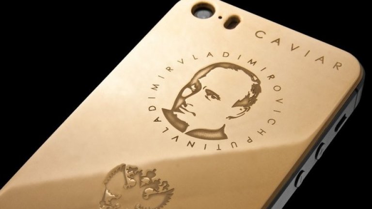 Caviar предложи на пазара през ноември миналата година калъфчета за iPhone 6 с гравиран златен лик на Путин