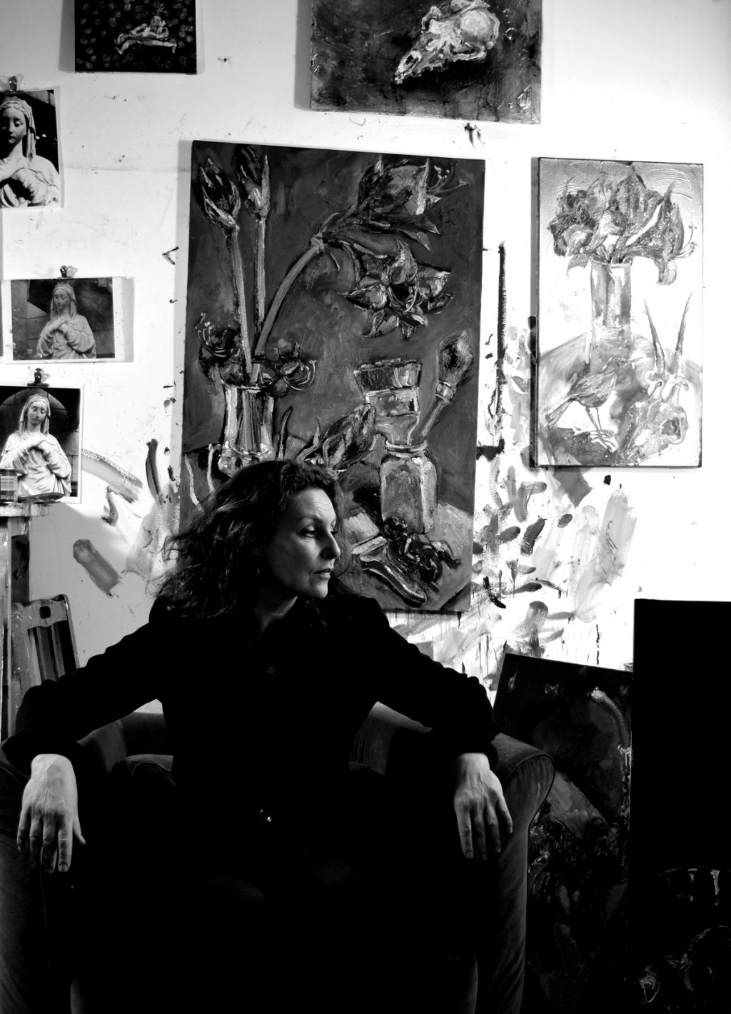 Joanna Danovska in her atelier