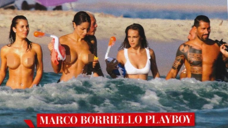 След раздялата с Белен Родригес, Бориело осигури доста работа на папараците. Често го улавяха в компанията на две-три и повече топ красавици.