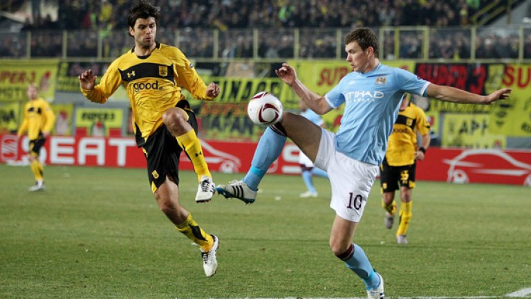 Един Джеко не успя да вкара положенията на Сити