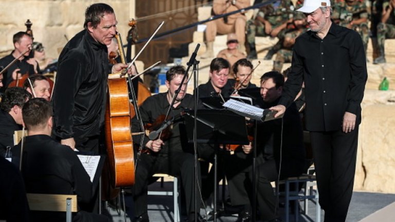 Известният руски диригент Валерий Георгиев изнесе концерт в амфитеатъра на Палмира 