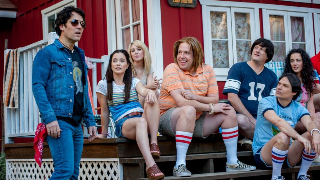\"Горещо американско лято\" (Wet Hot American Summer, 2001)
За тези от вас, които си падат по непосилно леките летни филми за флиртове, секс и абсурдни ситуации. 
