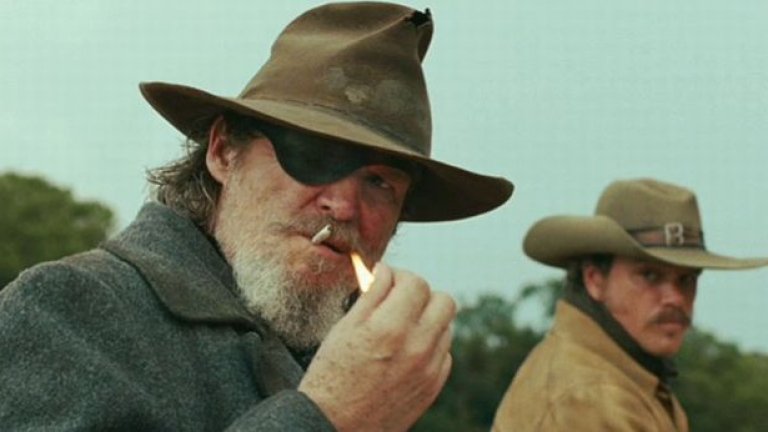 Джеф Бриджис като алкохолизирания шериф в римейка на братя Коен на едноименния уестърн от 60-те "Непреклонните"