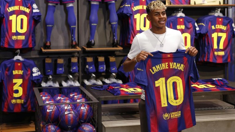 Ямал взе номера на Меси и не обели дума за скандала