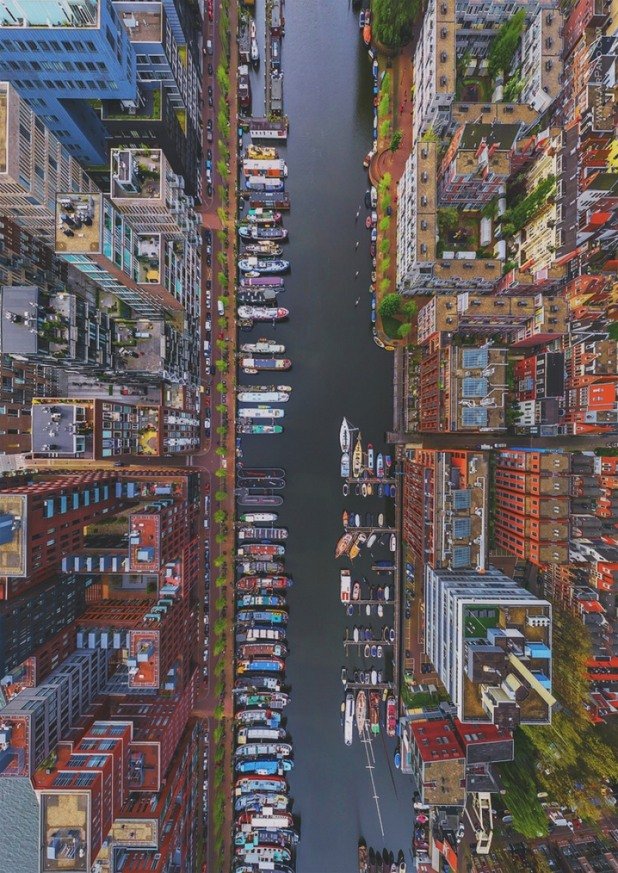 Амстердам от въздуха
Снимка: AirPano