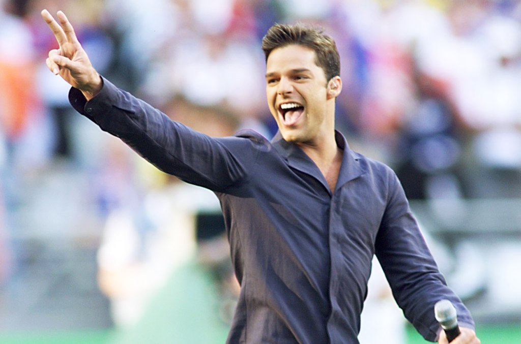 Portorican singer Ricky Martin performs 12 July on