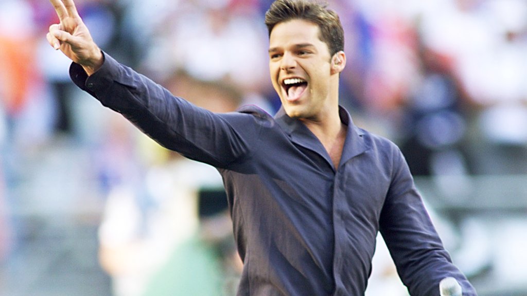 Portorican singer Ricky Martin performs 12 July on