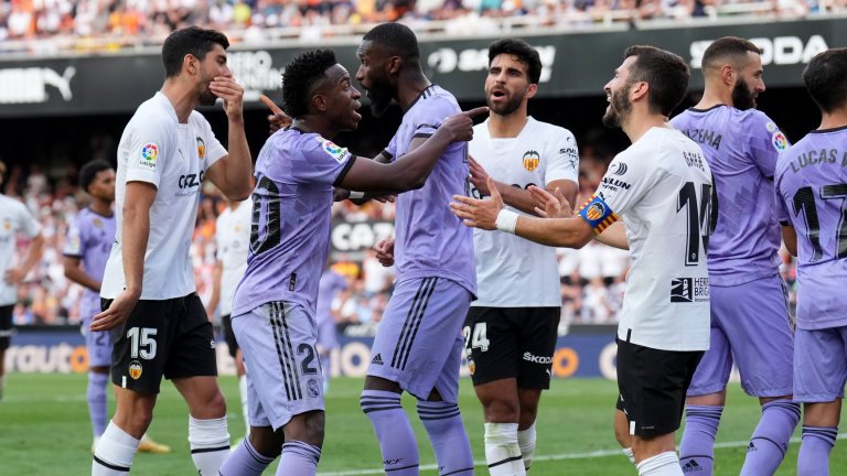 Реал се свлече на трето място, изгониха Винисиус