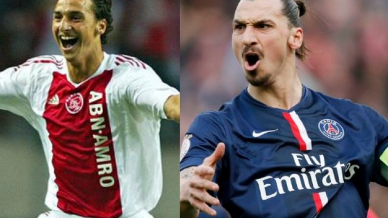 2. Златан Ибрахимович
Най-голямата физическа промяна за Златан настъпва, когато се присъединява към Ювентус. Но винаги си е бил боец, дори и като хилаво момче в Аякс.